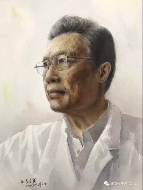 《钟南山》袁良才（湖南）.jpg