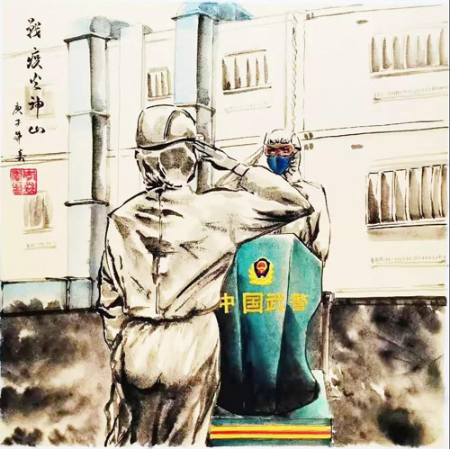 《战疫》李焱年（浙江）.jpg